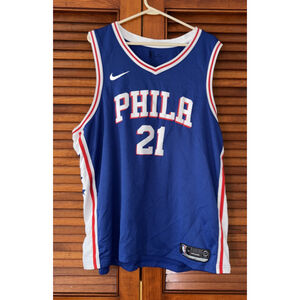 Joel Embiid #21 Philadelphia 76ers NBA Nike Dri-Fit Swingman Jersey Size 60 3XL